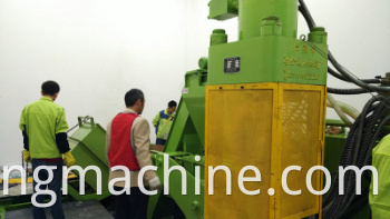 Y83L-250 Automatic Aluminum Shaving Chips Metal Briquetting Press